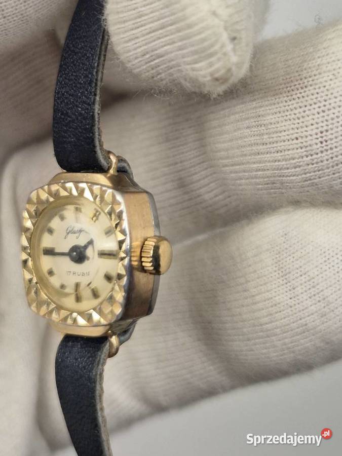 Damski mały zegarek biżuteryjny Glashutte Chorzów sprzedam