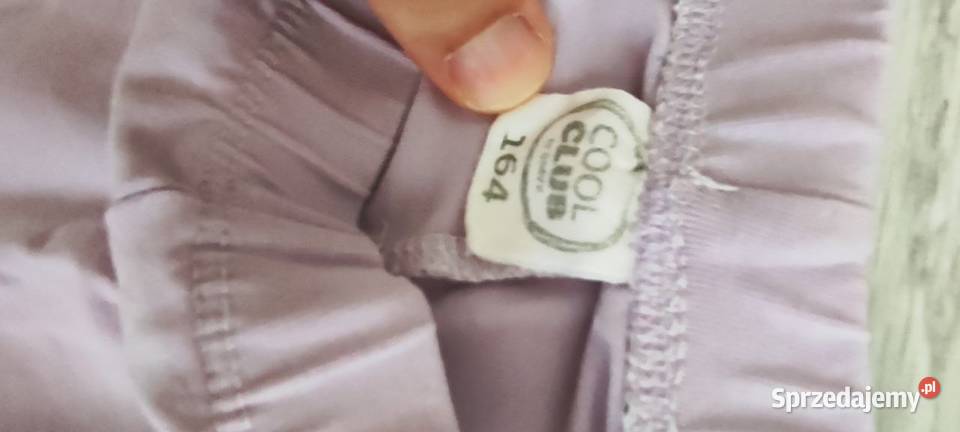 Sukienka Shein i legginsy Smyk liliowe 140 Olsztyn