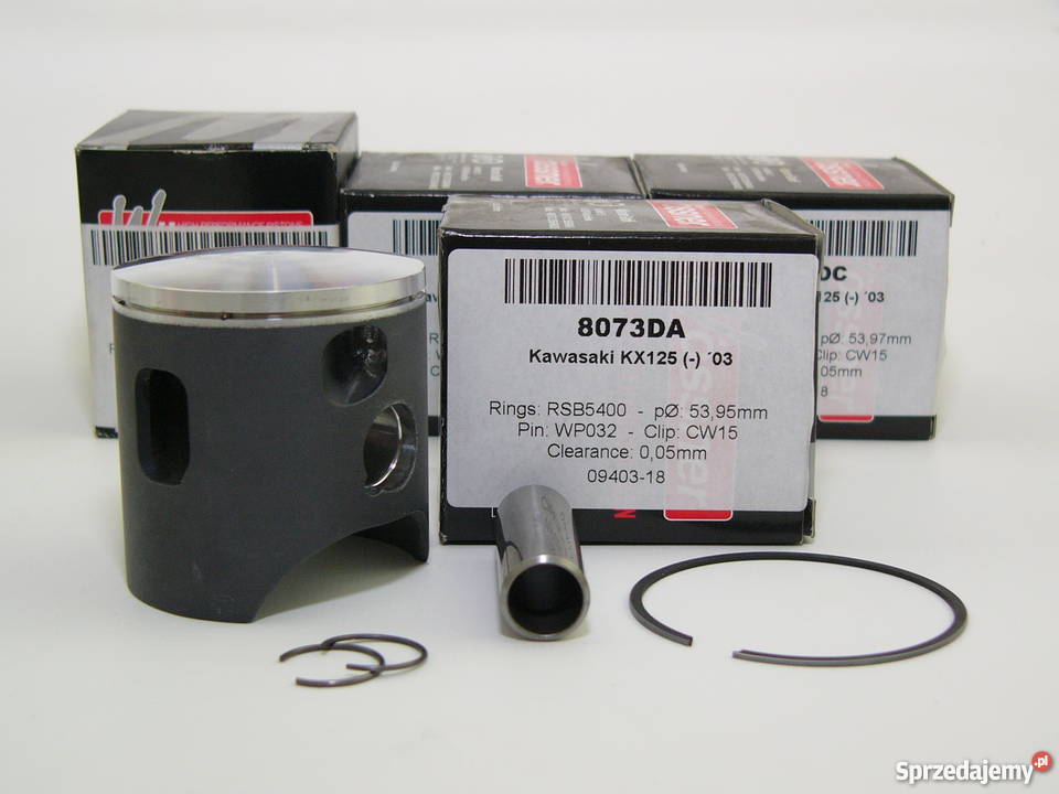 TŁOK komplet tłokowy WOSSNER 5395 mm sel A KX Zabrze