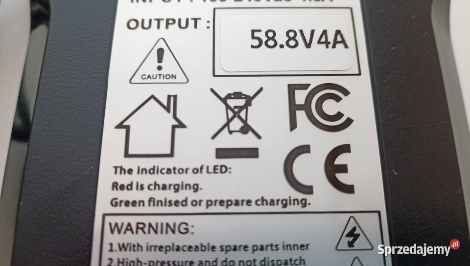 52v Ładowarka liion 588v 4A 14s wentylator Warszawa sprzedam