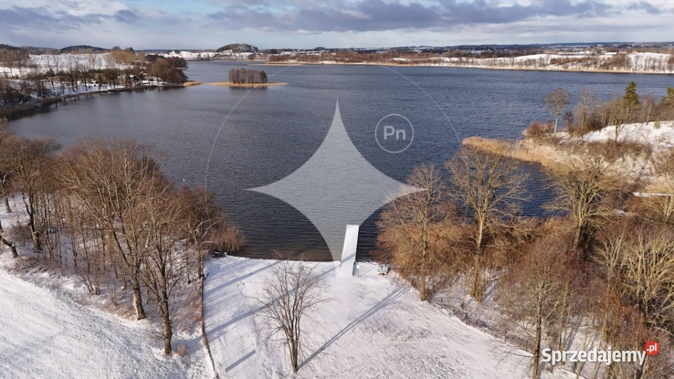Działka budowlana z dostępem do jeziora plaża warmińsko-mazurskie Kukówko