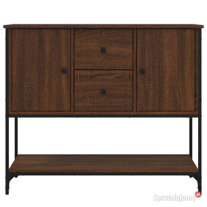 Komoda brązowy dąb 100x36x85 materiał mazowieckie