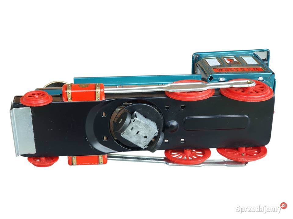 Stara duża zabawka blaszana lokomotywa Western Pozostałe Cieszyn