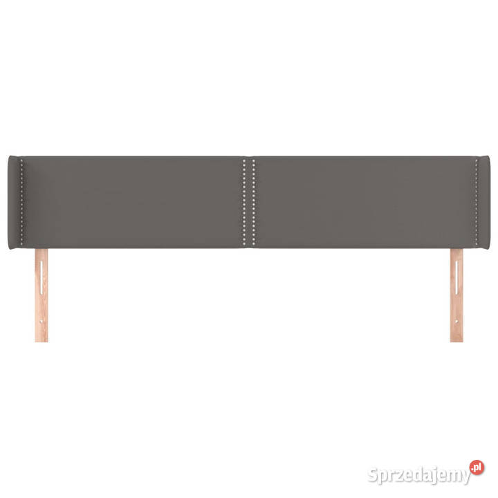 Zagłówek uszak szary 203x16x7888 sztuczna skóra Warszawa