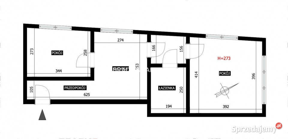 Sprzedaż mieszkania Skawina 50m2 3 pokoje 9300zł/m2
