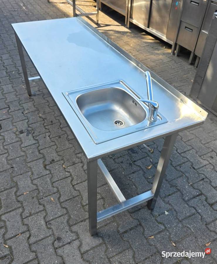 Zlew 1 Komorowy z Blatem Wzmacniany 1926885 Gastronomia Nowe Skalmierzyce
