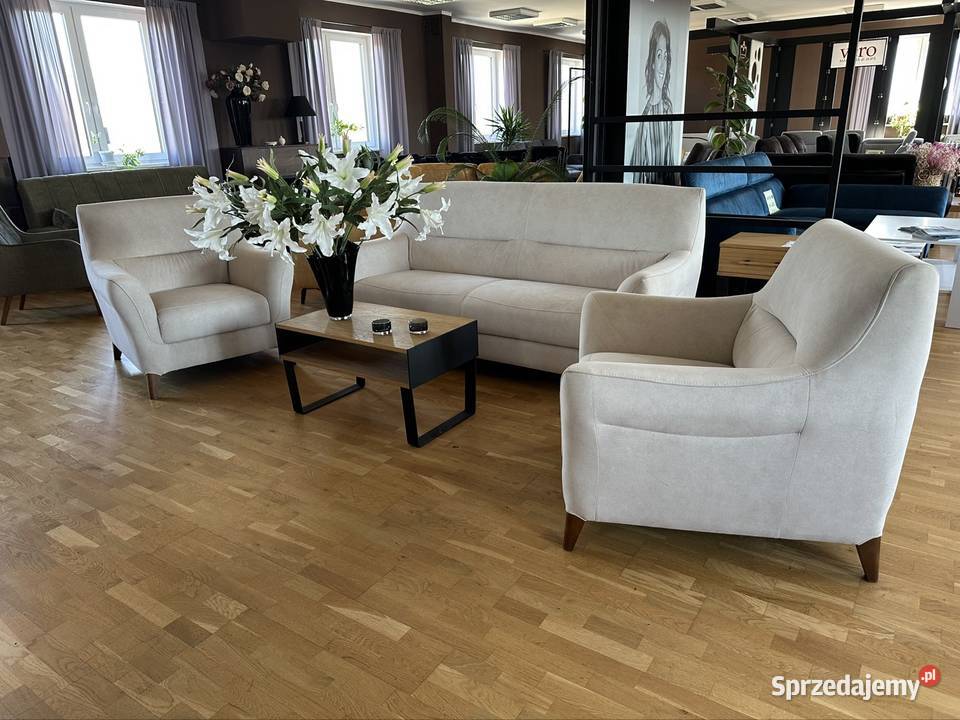 Sofa i dwa fotele Orchis Vero tkanina Tarnów sprzedam