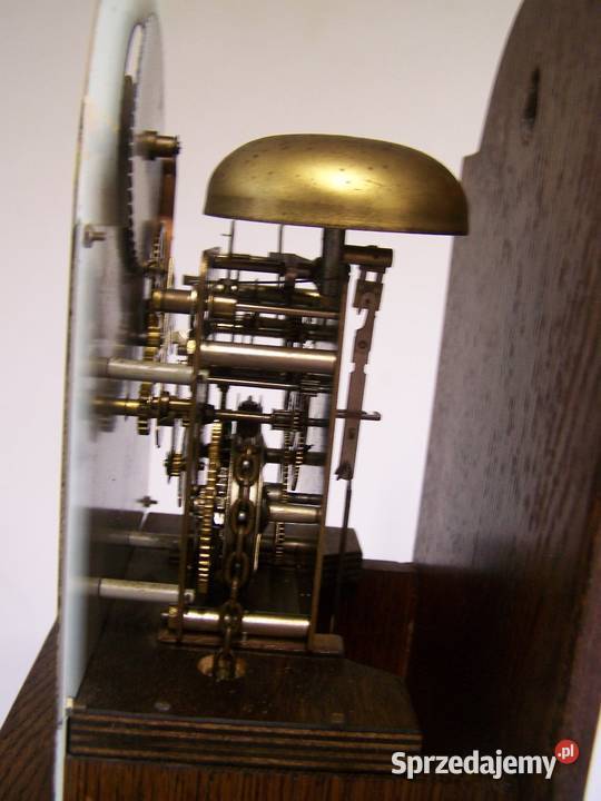 Zegar wiszący Hermle ręcznie malowany z wagami