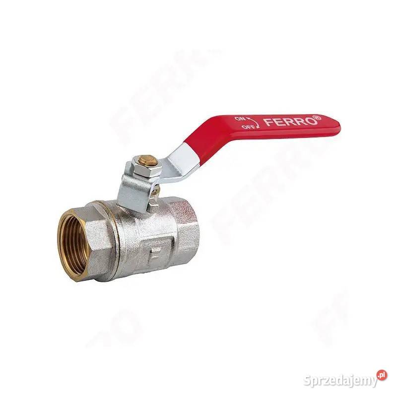 Zawór kulowy 1 DN25 PN16 NOWE Ferro Dąbrowa Górnicza sprzedam