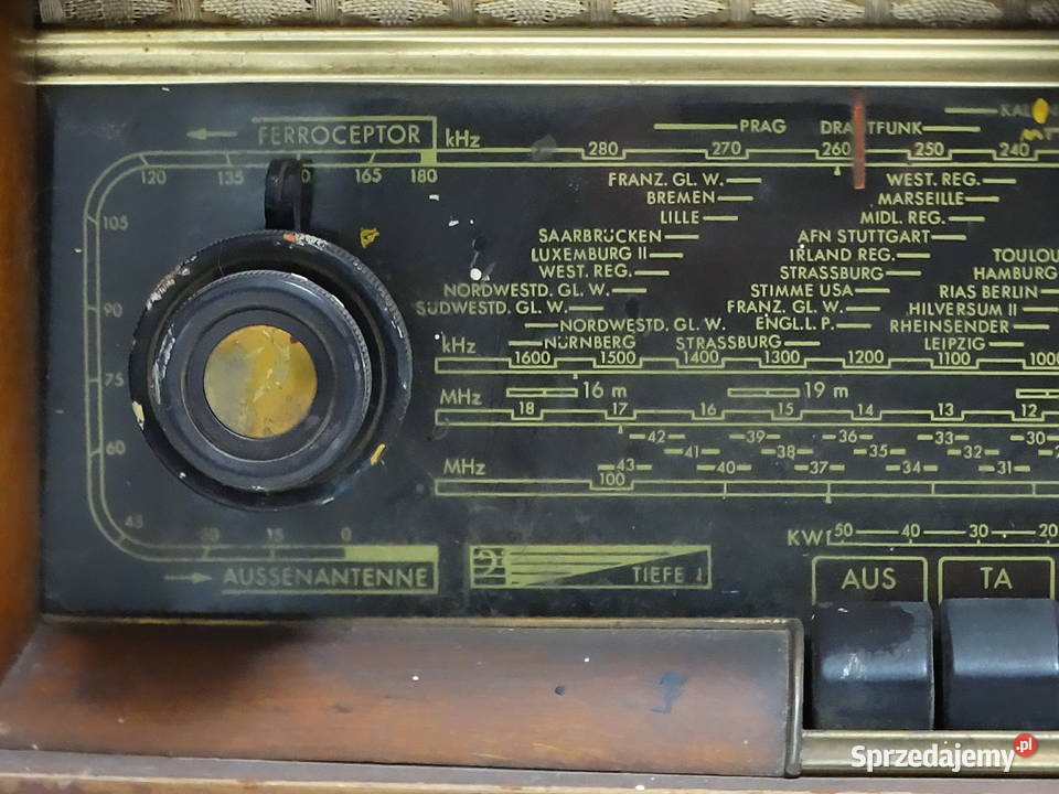 Stary Lampowy Odbiornik Radiowy Philips Saturn Biłgoraj sprzedam