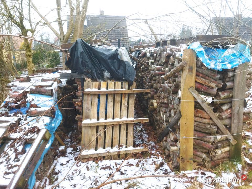 Drewno opałowe bukowe układane Opał Miastko sprzedam