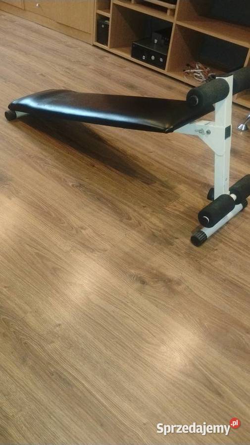 Ławka skośna do ćwiczeń brzuszków trening w domu Sprzęt do ćwiczeń Sport i Wypoczynek Sadkowo