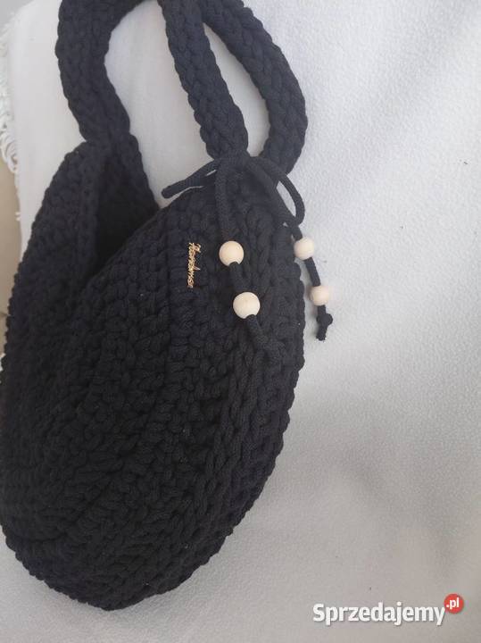 Torebka ze sznurka bawełnianego na szydełku Dla kobiet wielkopolskie Gostyń sprzedam