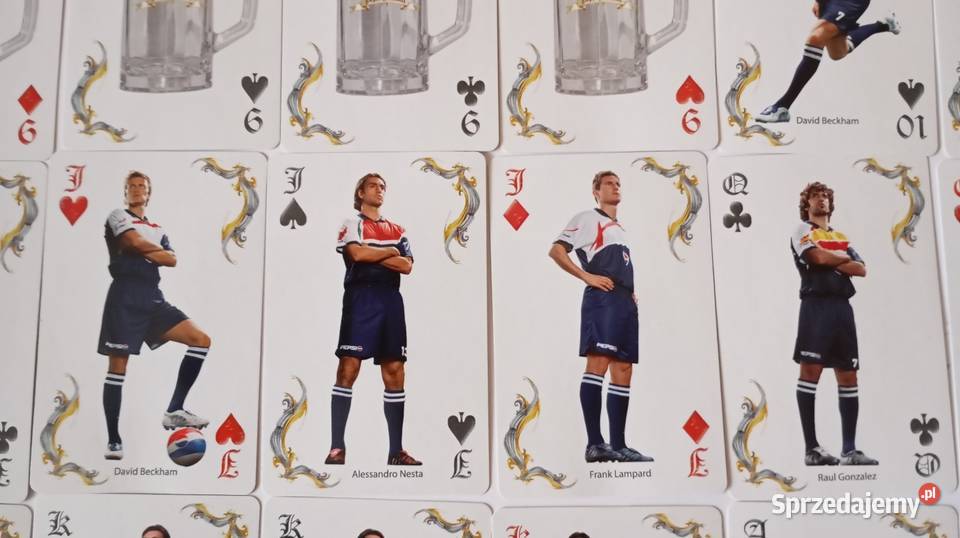 Karty do gry kolekcjonerskie Pepsi mazowieckie