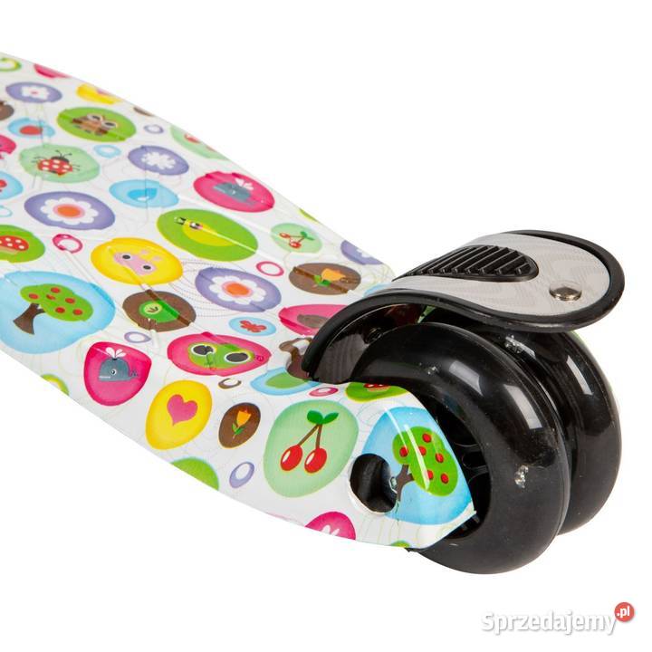 Kolorowa balansowa hulajnoga składana trójkołowa Poznań sprzedam