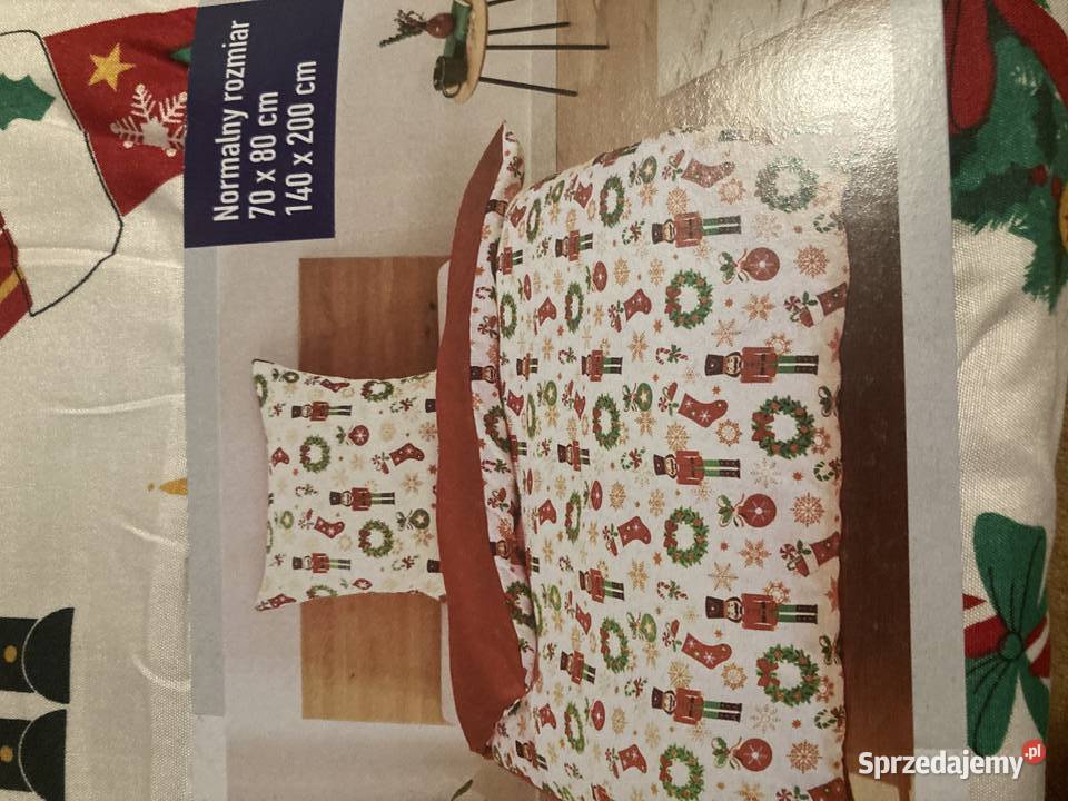 Boze Narodzenie posciel dwustronna firmy Livarno lubelskie Dęblin sprzedam