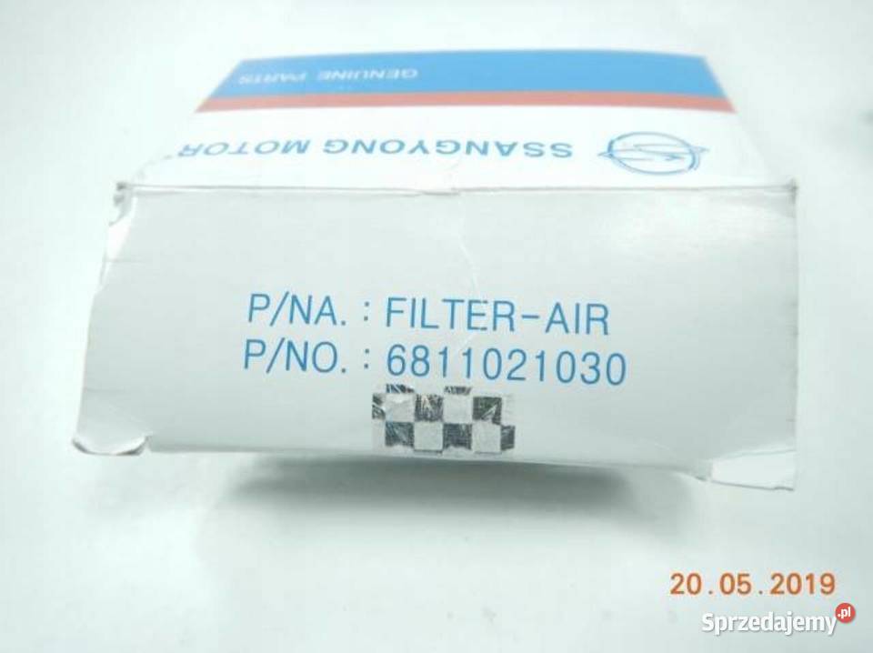 FILTR POWIETRZA SSANGYONG RODIUS 05 27 32 osobowe sprzedam
