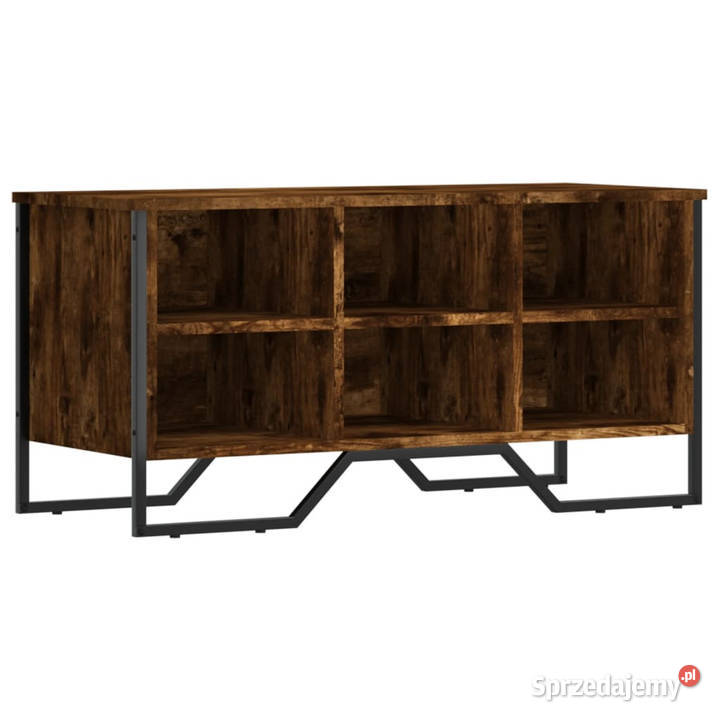 Szafa na buty przydymiony dąb 90x38x455 WM848641 Szafki Warszawa