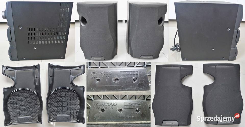 Kenwood RXD700 wieża HIFI kolumny 3way 400W Bass Godziesze Wielkie sprzedam