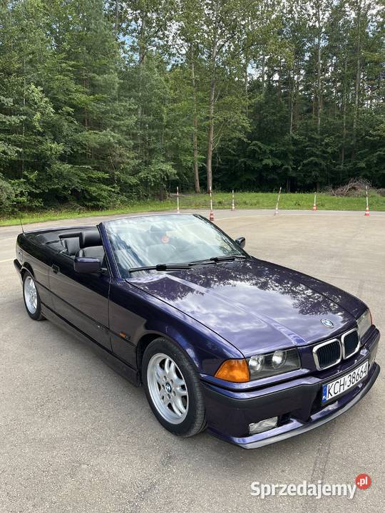 BMW E36 28 Cabrio Technoviolett mpakiet vin małopolskie Zagórze