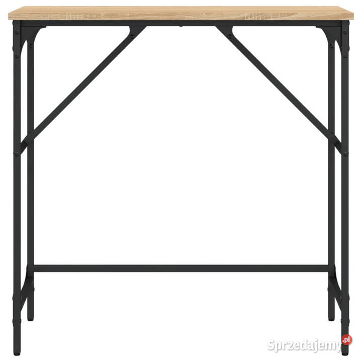Stolik konsolowy dąb sonoma 75x32x75 WM834061 Warszawa