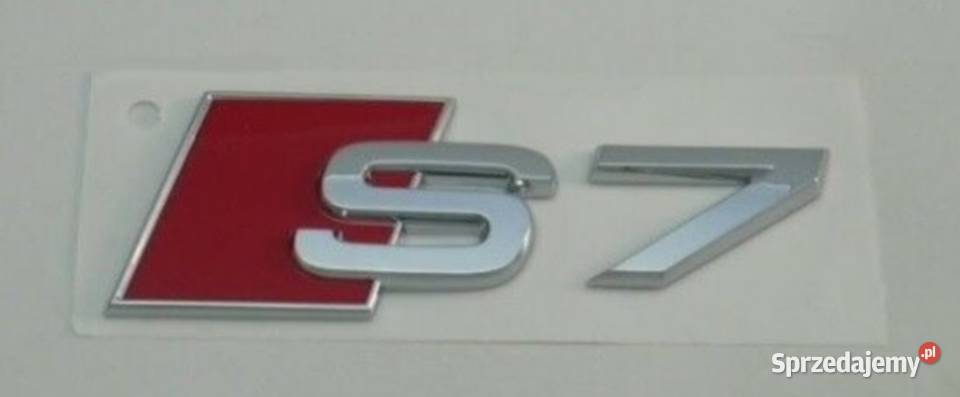 NOWE logo klejane S7 srebrny znaczek emblemat Motoryzacja Zamość