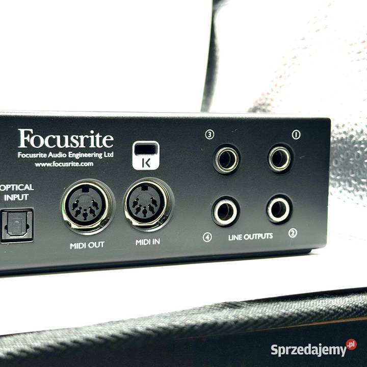 Karta dźwiękowa audio interfejs Focusrite mazowieckie Warszawa sprzedam
