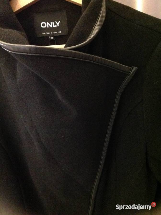 Plaszcz Czarny Damski ONLY M NOWY Wiosenna/Jesienna  lubuskie Nowa Sól
