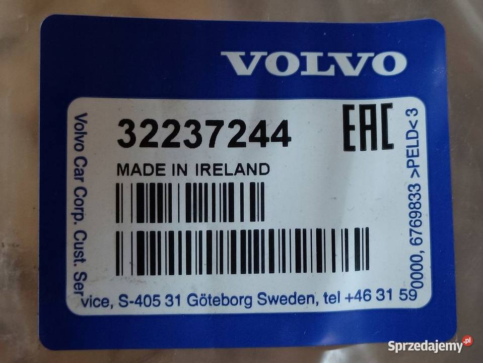 VOLVO XC60 II 20 LISTWA OZDOBNA DRZWI GÓRNA LEWY osobowe Pleszew