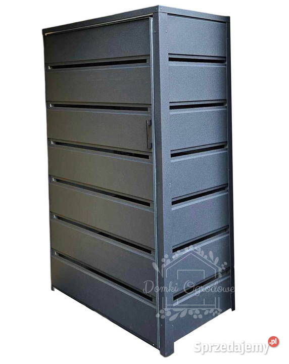 Wiata śmietnikowa dach prosty 1x05m Antracyt kujawsko-pomorskie Bydgoszcz