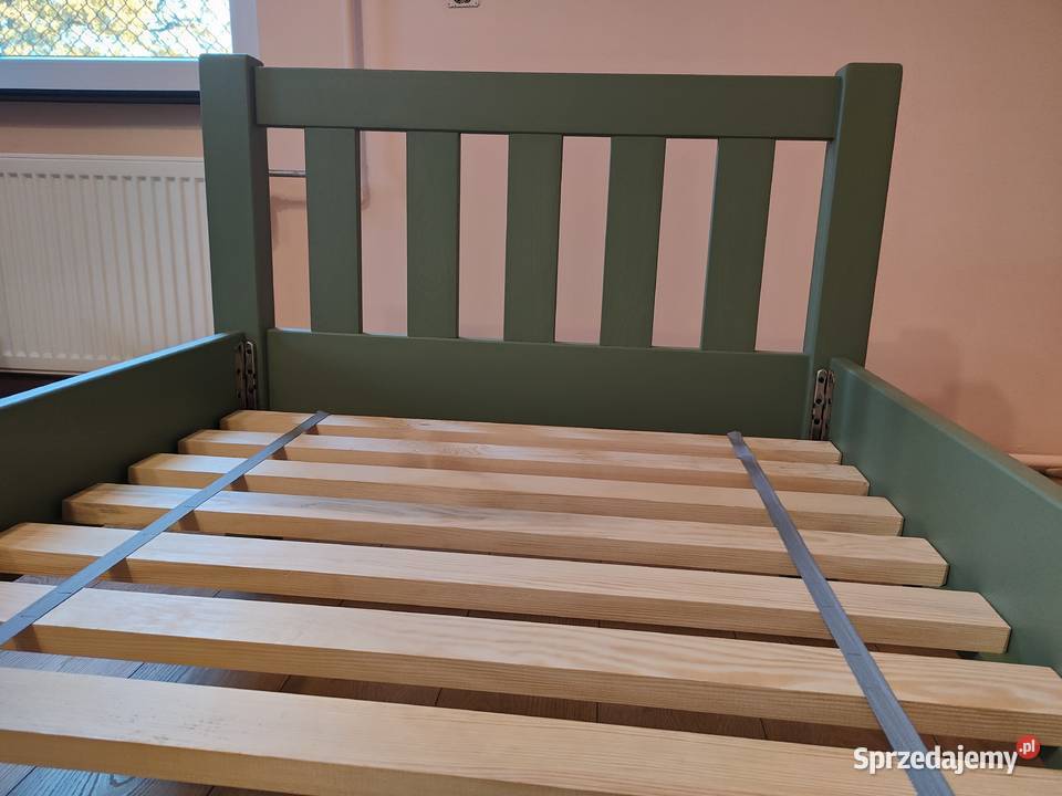 Nowe sosnowe łóżko drewniane 90x200 Nisko