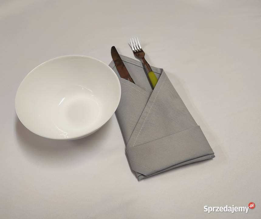 Szare Bankietówki Serwety 45 x 45 SPRZEDAM Płock