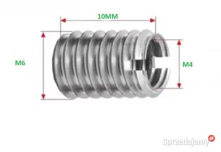 REDUKCJA NAPRAWA GWINTU M6 DO M4 X 10MM podkarpackie