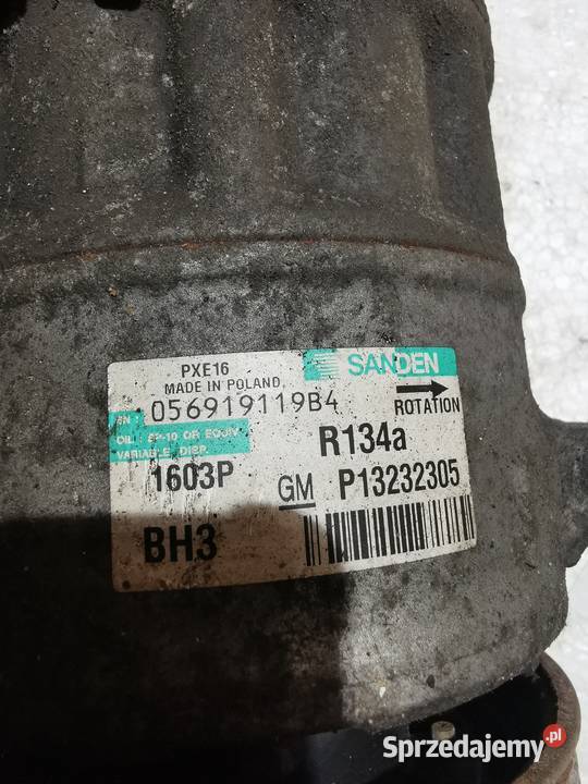 Kompresor Klimatyzacji Opel Insignia A20NHT śląskie Rybna