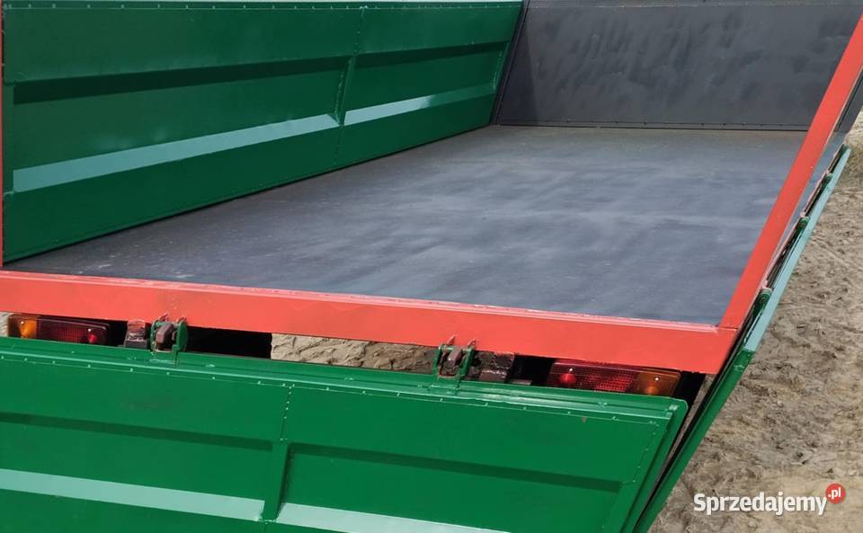 Przyczepa jednoosiowa z kiprem nieuszkodzony podkarpackie Rzeszów