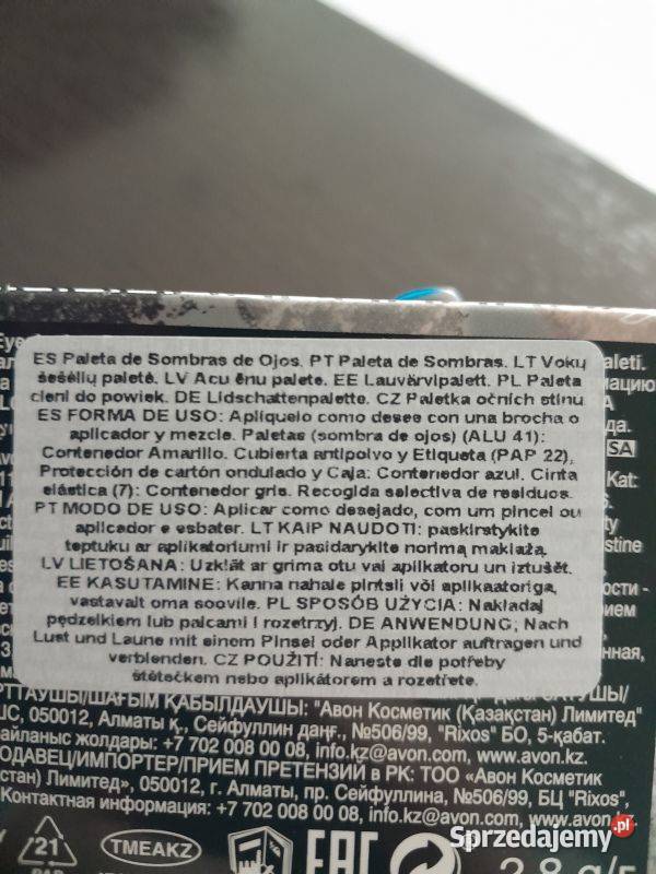 Paleta cieni do powiek Avon Ultra Colour Silver Siewierz