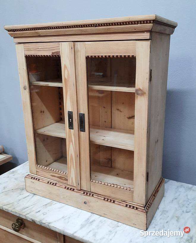 Wisząca Szafka Secesyjna Oczyszczona AntykiMarki Meble mazowieckie