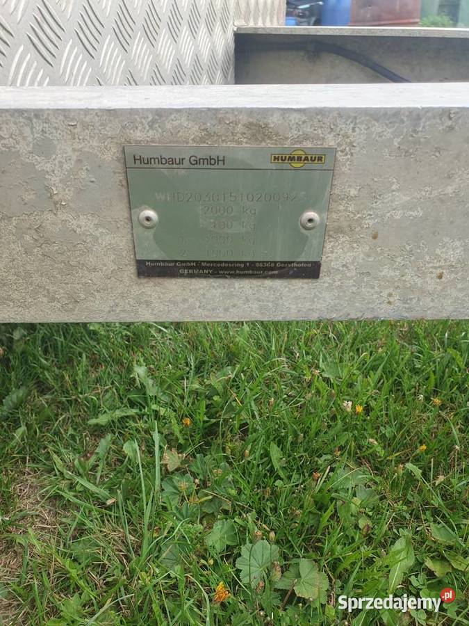 Przyczepa burtowa Humbaur