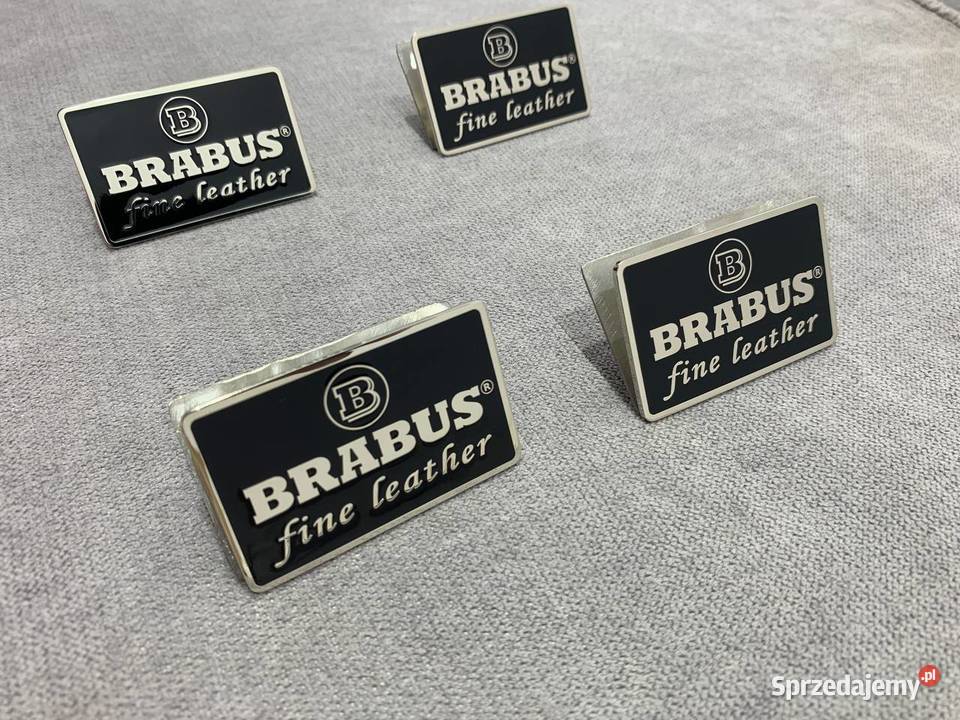 Emblematy Znaczek Brabus w fotele zestaw Chełm
