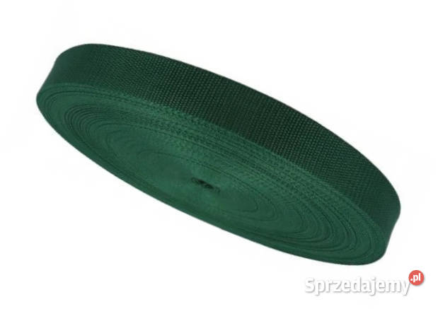 Taśma Nośna Parciana 25 Kaletnicza Pas Zielony Biznes i Przemysł