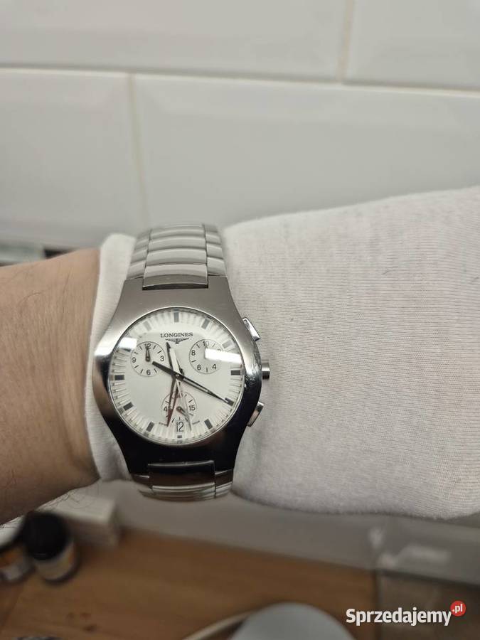 Longines Oposition zegarek kwarcowy z Męskie śląskie