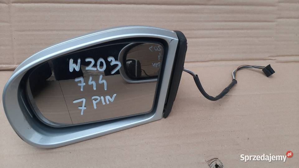 lusterko zewnętrzne prawe lewe Mercedes C w203 Korzeńsko