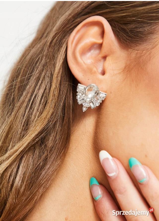 ASOS Bogato zdobione kolczyki Biznesowe z małopolskie Kraków