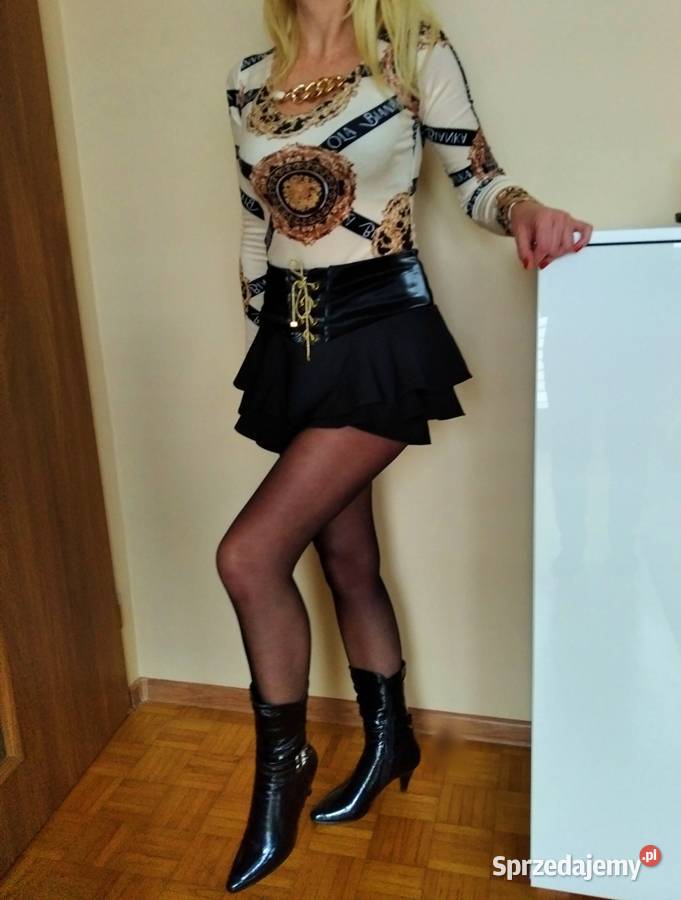 LUX botki damskie czarne połysk szpileczka 37 inna Łapy sprzedam