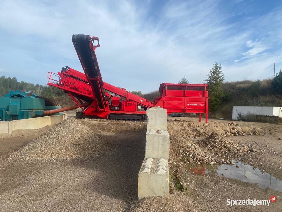 Mobilny przesiewacz Terex Finlay 683 na mokro Kołodziejewo