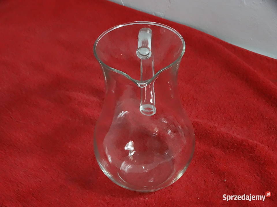 Klasyczny Szklany Dzbanek na Napoje 13 L Dzbanki, karafki i mleczniki lubelskie Biłgoraj