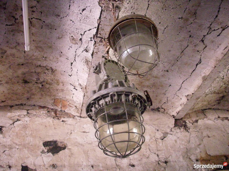 Żeliwo i szkło Lampa Industrialnaloft design Lipiany sprzedam