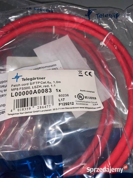 Patch cord Telegartner 1m x12 Pozostałe Warszawa sprzedam