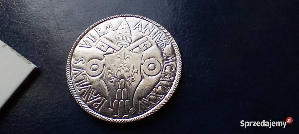 Stare monety 100 lir 1975 Watykan Święty Lesko