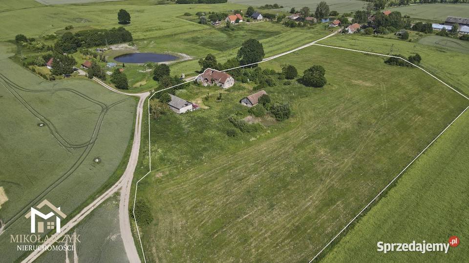 Siedlisko w otoczeniu natury 35 ha las Warmiany warmińsko-mazurskie